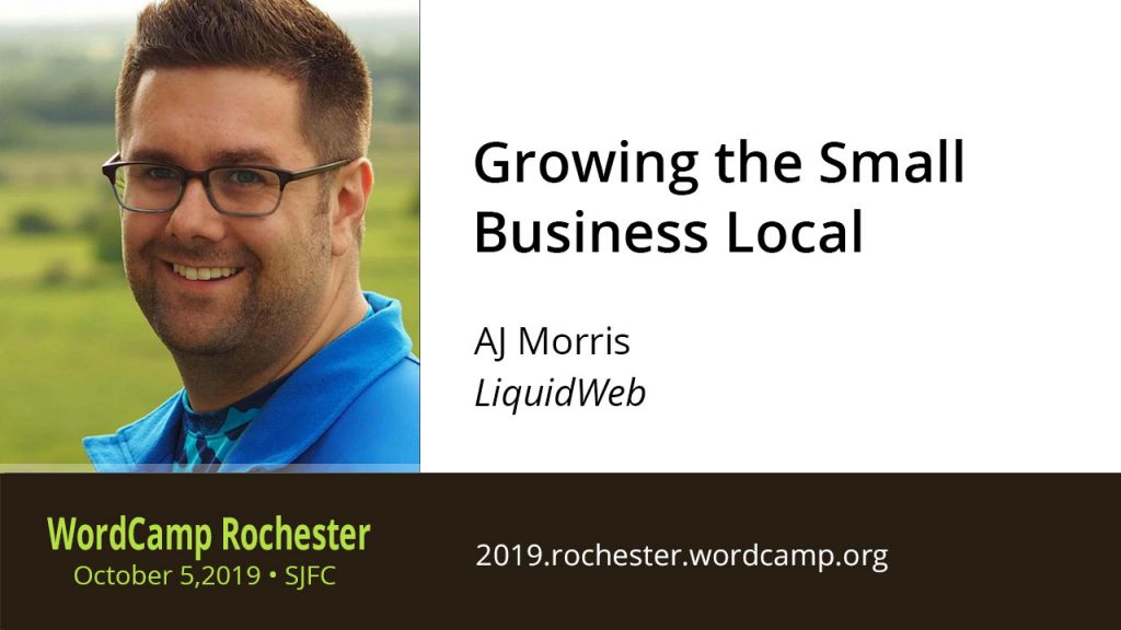 Growing the Small Business Local - AJ Morris Photo